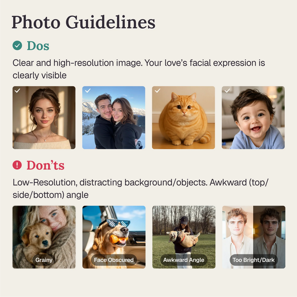 Love Is A Timeless Treasure Anniversary Gift - Personalized Acrylic Photo Desk Clock